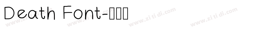 Death Font字体转换